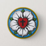 Luther Rose Pinback Button at Zazzle