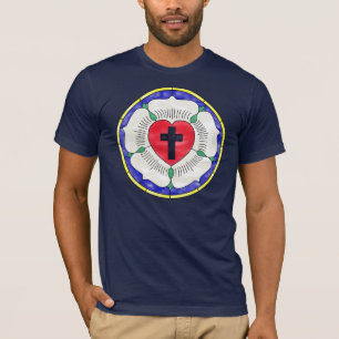 Luther Rose Stained Glass Window T-Shirt