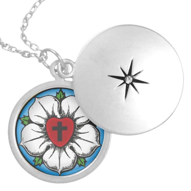 Luther’s Rose Locket Necklace (Front)