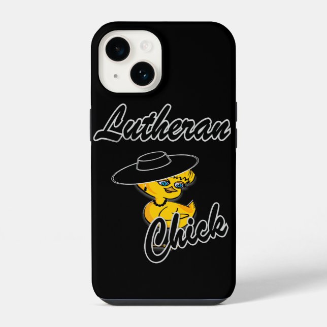 Lutheran Chick #4 Iphone Case (Back)