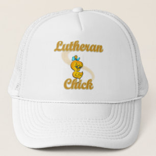 Lutheran Chick Trucker Hat
