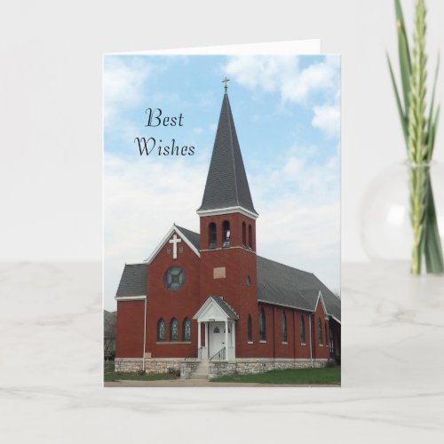 Lutheran Church Confirmation Card