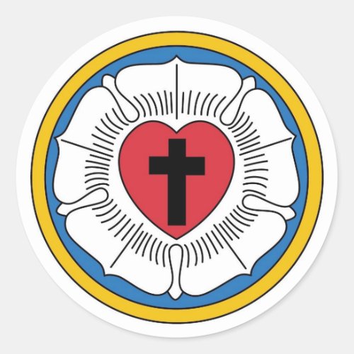 Lutheran Coat of Arms Sticker