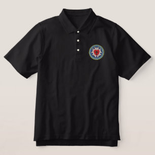 Lutheran Cross Embroidered Polo Shirt