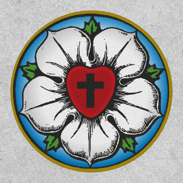 Lutheran Rose Patch (Front)