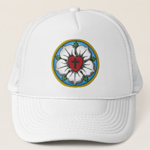 Lutheran Rose Trucker Hat