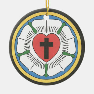 Lutheran Seal Ceramic Ornament