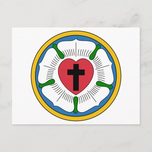 Lutherrose Luther Rose Lutheranism Martin Luther  Postcard
