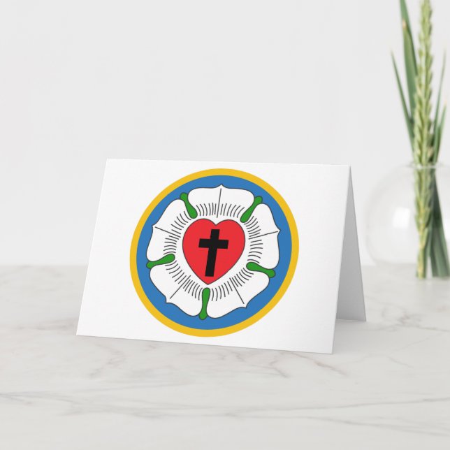 Luthers Rose Card (Front)