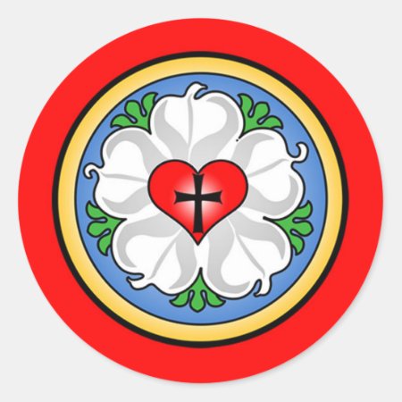 Luther's Rose Sticker