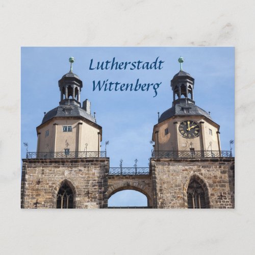 Lutherstadt Wittenberg St Mariens Church photo Postcard