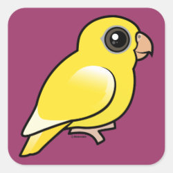 Lutino Linnie Square Sticker