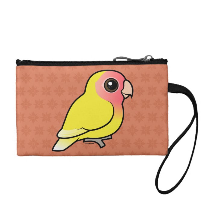 Lutino Peach faced Lovebird Change Purses