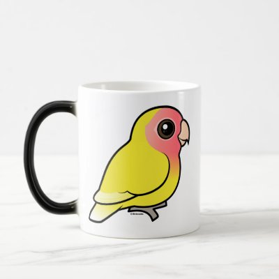 Lutino Peach-faced Lovebird Color Morph Mug
