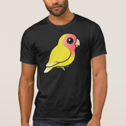 Lutino Peach-faced Lovebird Men's Alternative Apparel Basic Crew Neck T-Shirt