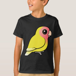 Lutino Peach-faced Lovebird Kids' Hanes TAGLESS® T-Shirt