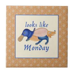 Luttrell Psalter Critter Ceramic Tile