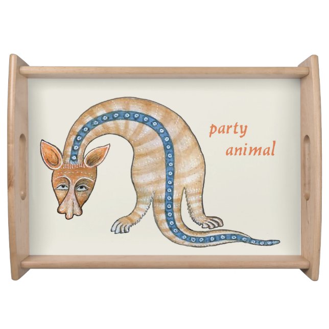 Luttrell Psalter "Party Animal" Serving Tray (Front)
