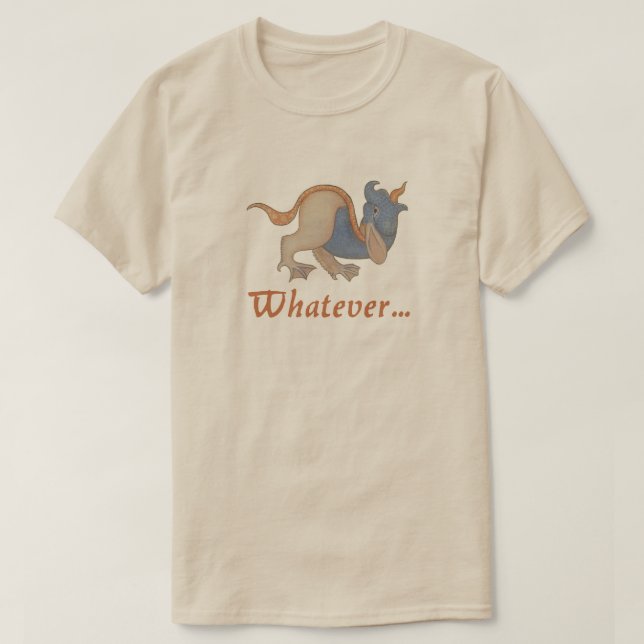 Luttrell Psalter "Whatever..." T-Shirt (Design Front)