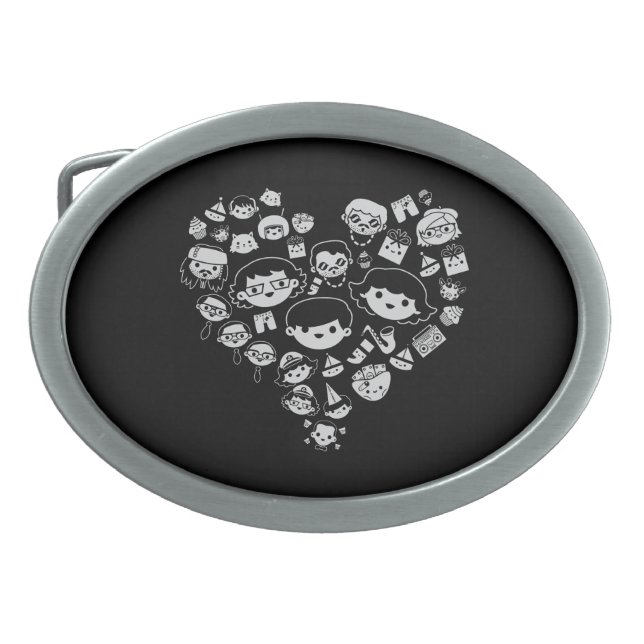 Luv 2 belt buckle (Front)