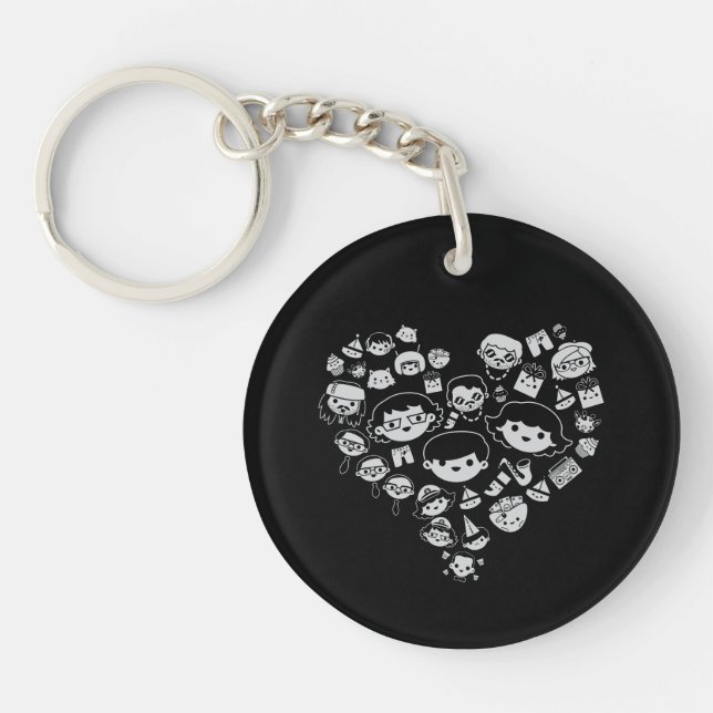 Luv 2 keychain (Front)