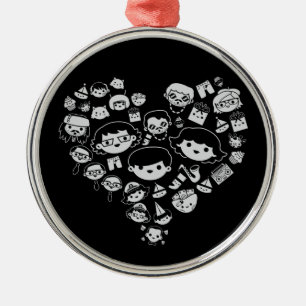 Luv 2 metal ornament