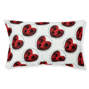 Luv-A-Bull American Bulldog Pit Bull Heart Pet Bed