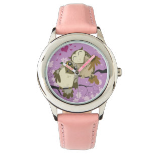 Luv Bird Owls wrist watch