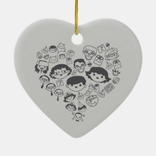 Luv Ceramic Ornament