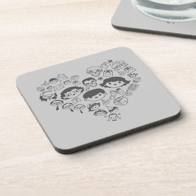Luv Drink Coaster (Left Side)