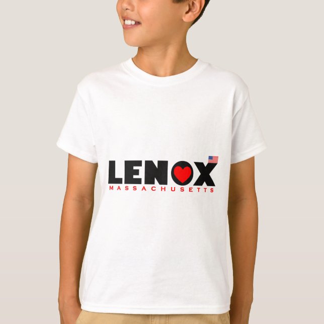 Luv Lenox with Flag T-Shirt (Front)