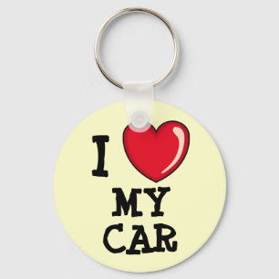 Luv My Car! Keychain