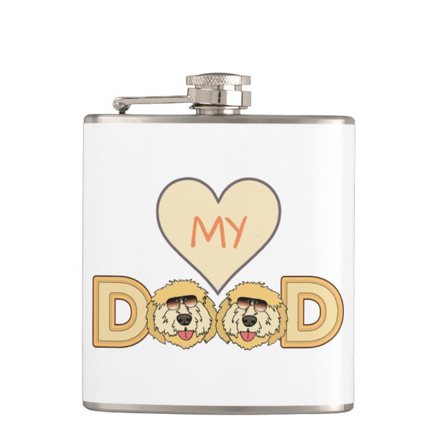 Luv My DOOD Flask! Flask (Front)
