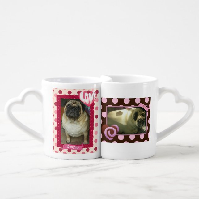 Luv Pug Mugs (Front Nesting)