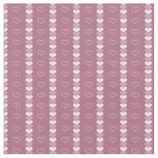 Luv to Quilt (mauve hearts) Cotton (56") Fabric