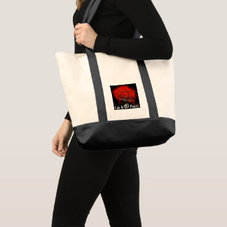 Luv U 2 Pieces Red Heart Leaves Tree Tote Bag