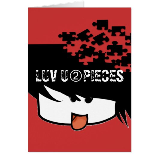Luv U 2 Pieces Ultra Cute Anime Boy (Front)
