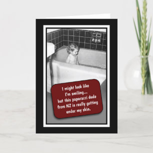 Luv U ❤️ Luv Me Fun Greeting Card w/white envelop