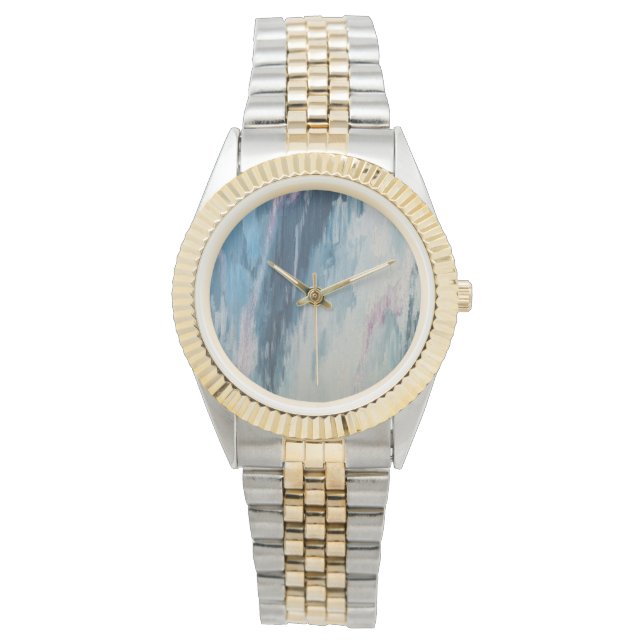 Luv U ❤️ Luv Me Two-Tone Watch Bracelet (Front)