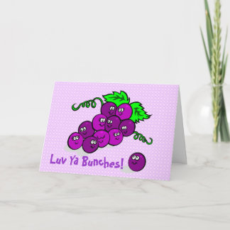 Luv Ya Bunches! Letterpress Thank You Card