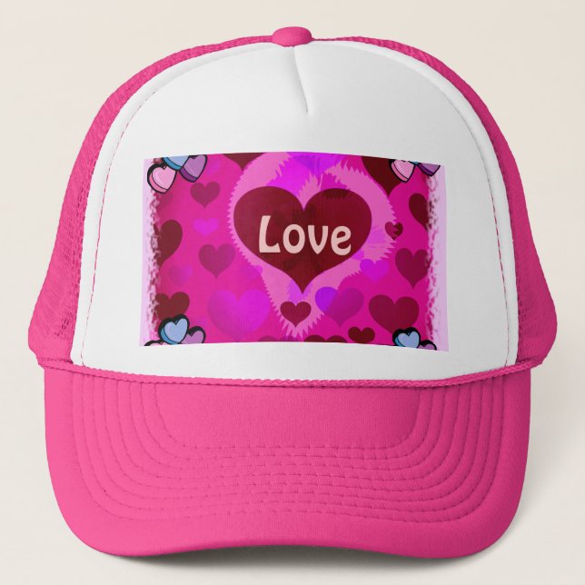 Luv You_ Trucker Hat (Front)