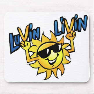 Luvin Livin Sun Graphic Mouse Pad