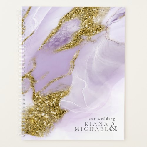 Lux Ink Lavender Abstract ID990 Planner