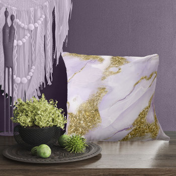 Lux Ink Lavender Abstract Id990 Throw Pillow by arrayforhome at Zazzle