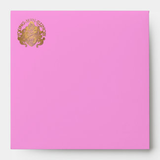 Lux Jeweled Hindu Wedding Your Logo Custom Envelope