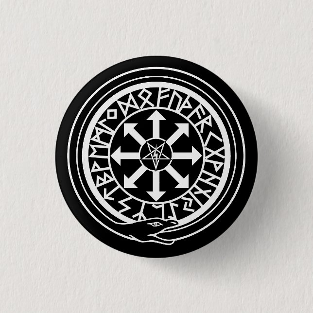 Lux Occulta - Hidden Light Pinback Button (Front)