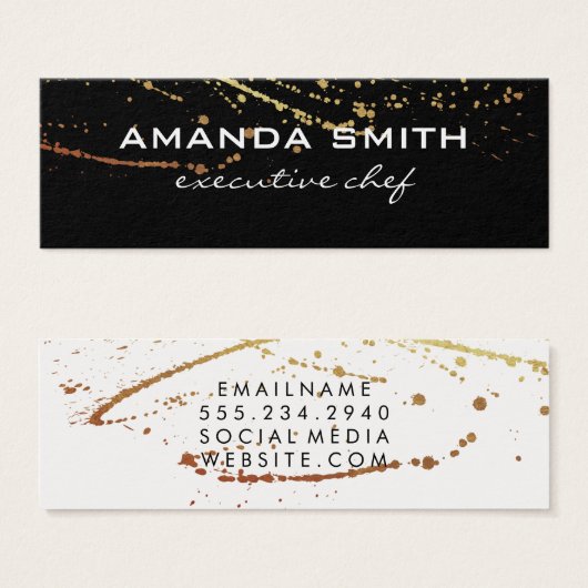 Lux Splatter Black White (Front & Back)