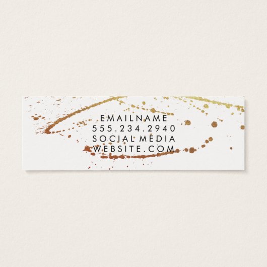 Lux Splatter Black White (Back)