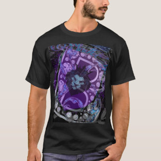 Lux style black Lyon velvet 3  T-Shirt