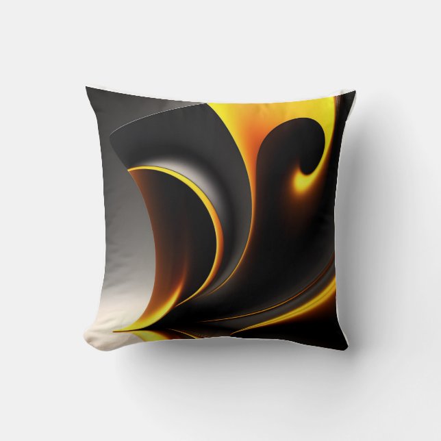 luxe art throw pillow (Front)